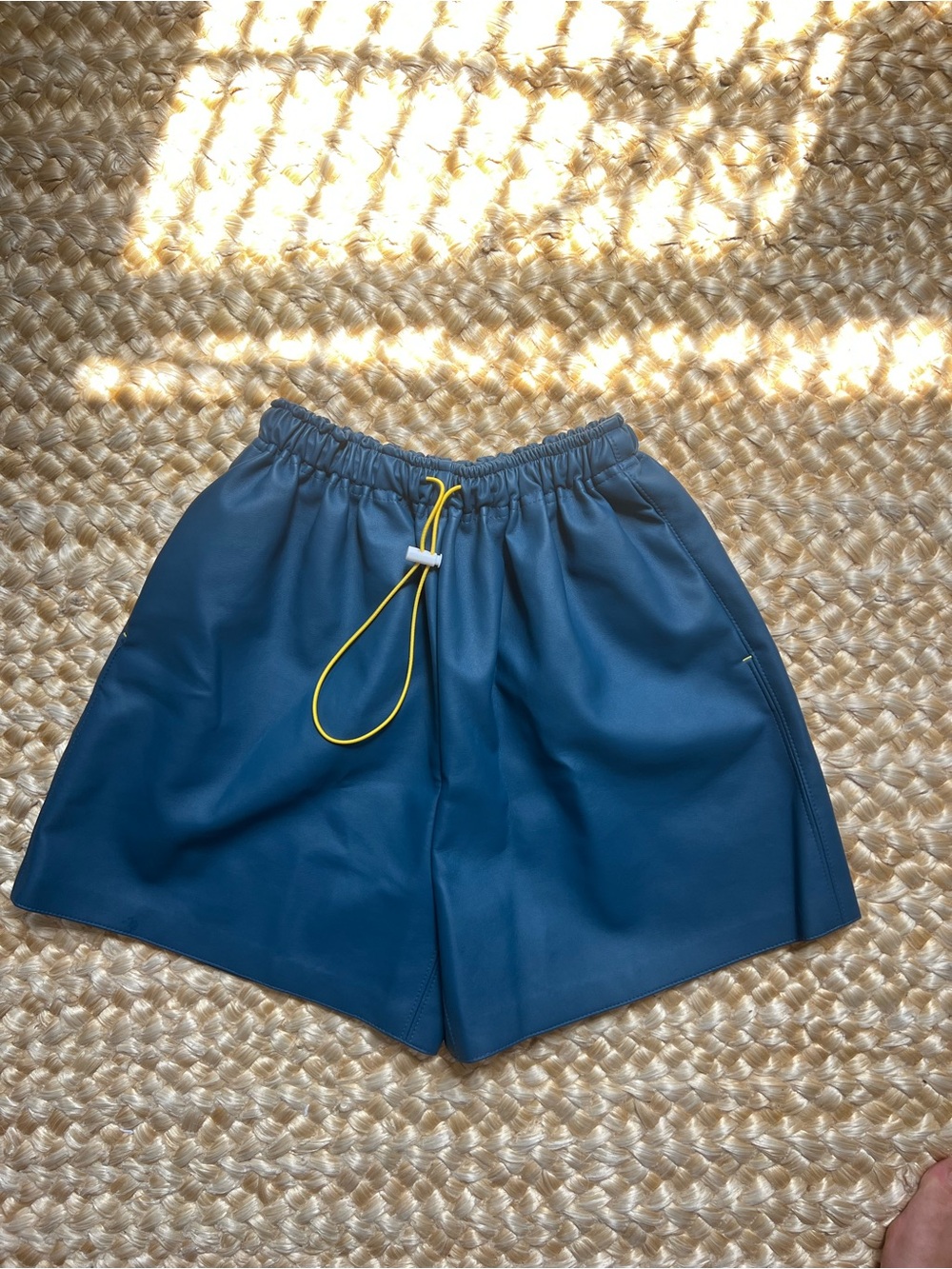 The Frankie Shop Faux Leather Shorts